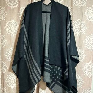 BB Dakota scrap scarf sweater pancho